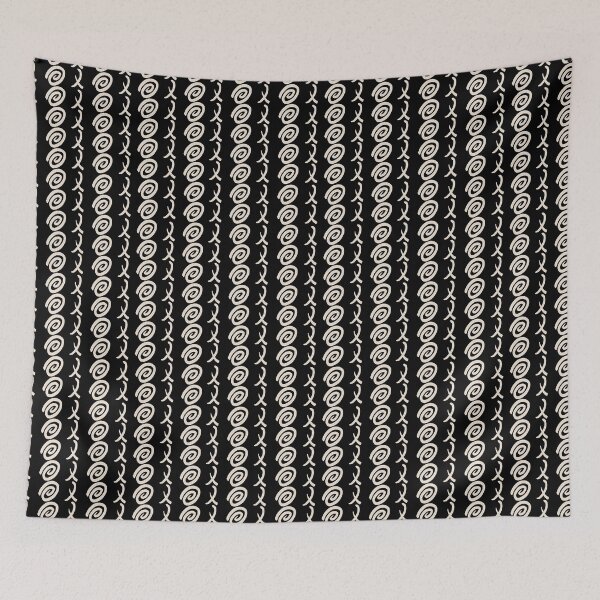 Item preview, Hugs and kisses Ivory on Black Pattern designed and sold by missdebi27.