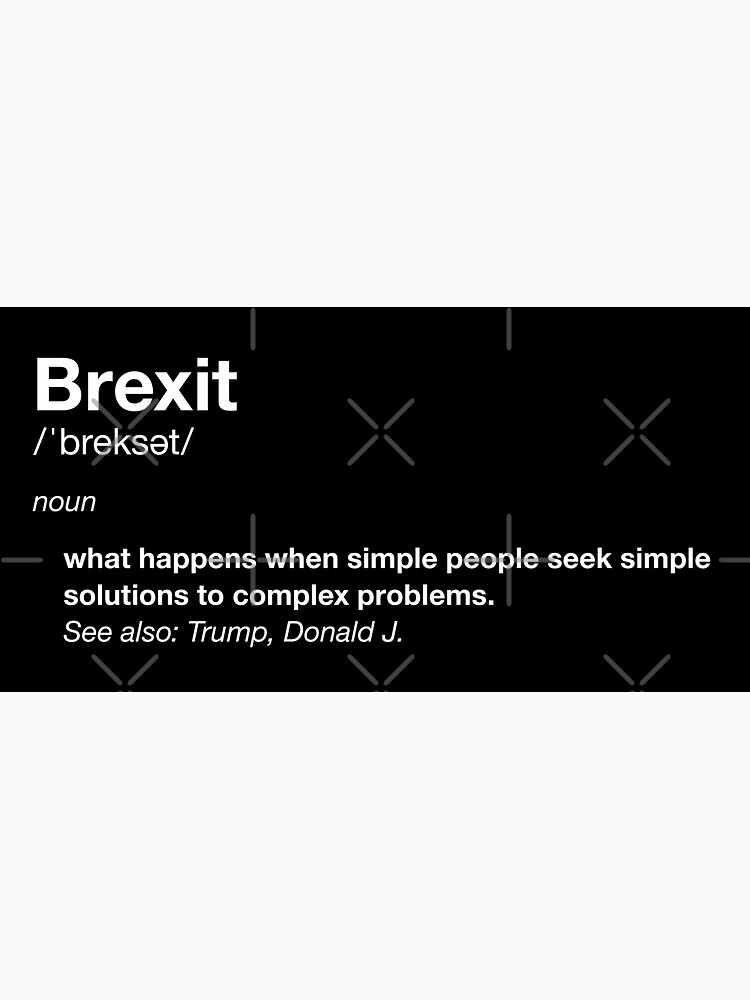 Brexit Definition Sticker