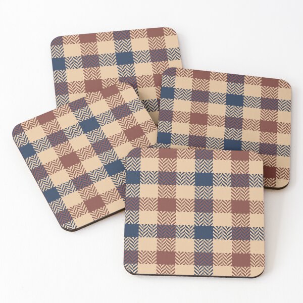 Item preview, Plaid | Brown Blue | Plaid Pattern 10 designed and sold by NobleForte.