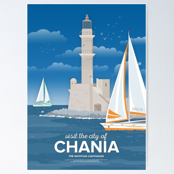 Item preview, The Egyptian Lighthouse, Chania (GR) designed and sold by fnk-creative.