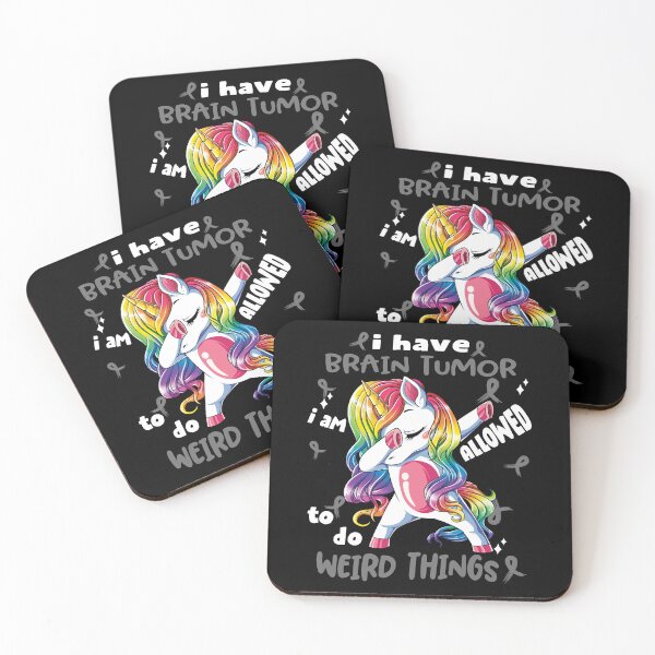 Item preview, Brain Tumor Awareness Funny I have Brain Tumor i'm allowed to do Weird Things! designed and sold by JanetShop809.
