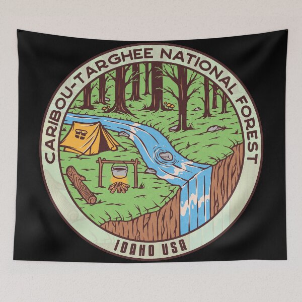 Item preview, Caribou-Targhee National Forest River Camp designed and sold by JordanHolmes.