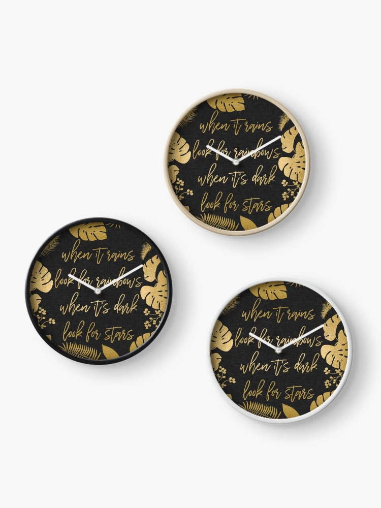 Thumbnail 3 of 4, Clock, When It Rains designed and sold by Orara Studio.