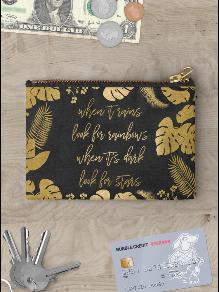 Thumbnail 3 of 4, Zipper Pouch, When It Rains designed and sold by Orara Studio.