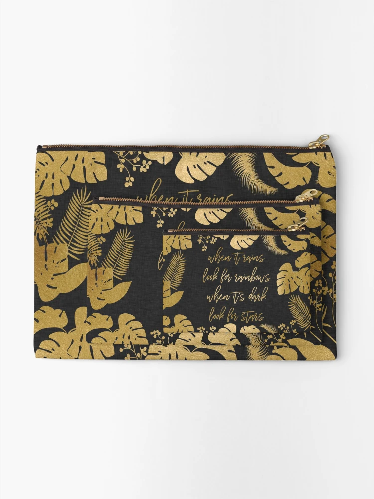 Thumbnail 2 of 4, Zipper Pouch, When It Rains designed and sold by Orara Studio.