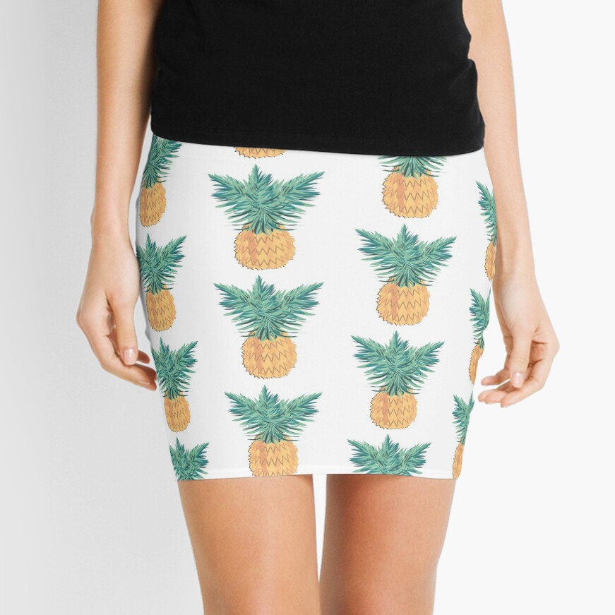 Pineapple Mini Skirt