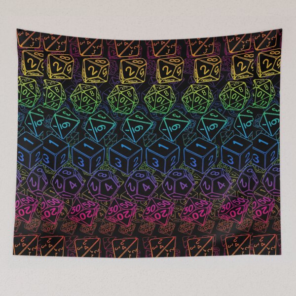 Item preview, Dice Pattern D20 Rainbow designed and sold by Regan Crowley.