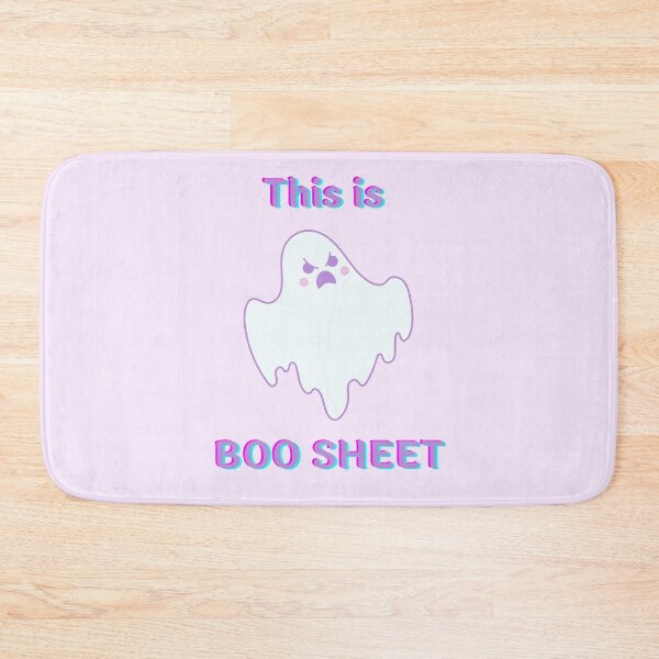 Item preview, Boo Sheet Cute Angry Ghost designed and sold by ThievingNargles.