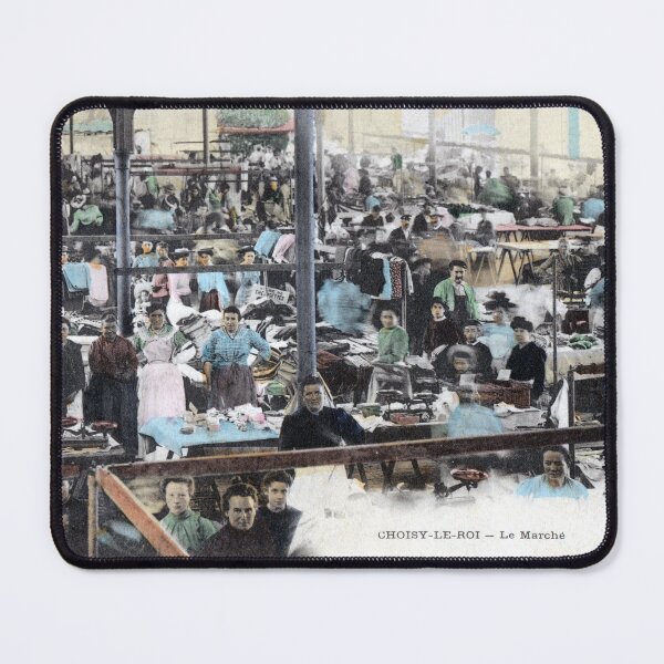 Item preview, 1910 Market Scene in Paris France designed and sold by historicimage.