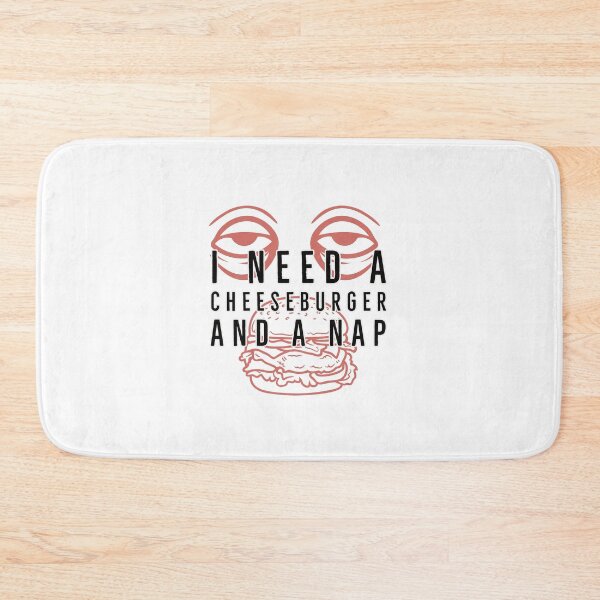 Item preview, Need a cheeseburger and a nap (hard work appreciation) designed and sold by bewareofpossum.