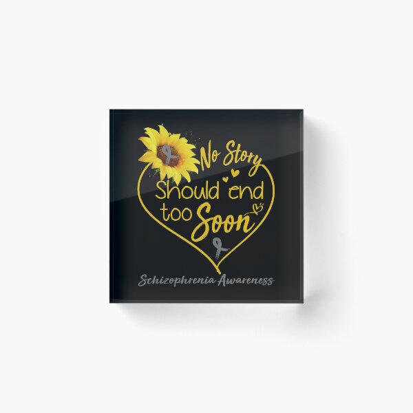 Item preview, Schizophrenia Awareness No Story Should End Too Soon designed and sold by KirstybShop.