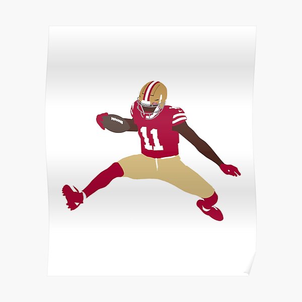 Kittle Jersey Red Poster for Sale by reevevi