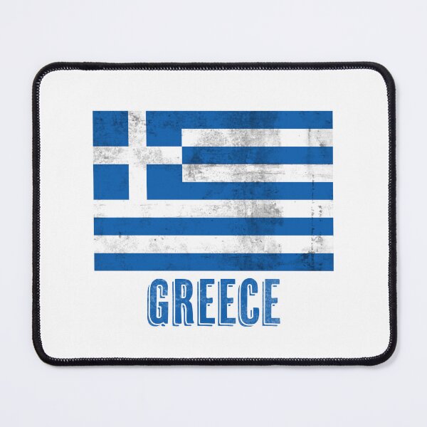 Item preview, Flag of Greece "Grunge" look. designed and sold by KTSubz Faith & Fun Designs.
