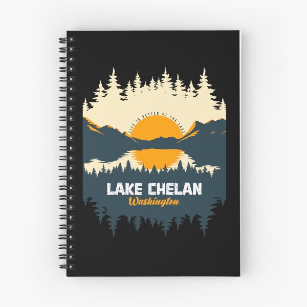 Item preview, Lake Chelan Washington United States Lake With Mountain And Pine Tree  designed and sold by Friday NightCo.