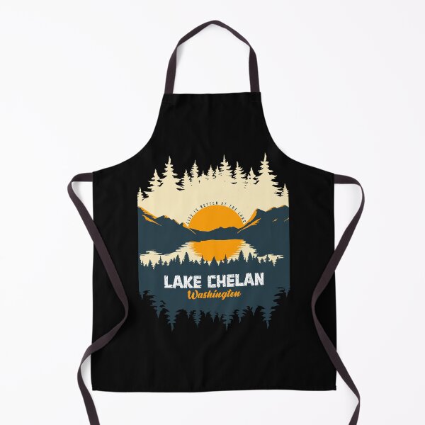 Item preview, Lake Chelan Washington United States Lake With Mountain And Pine Tree  designed and sold by Friday NightCo.