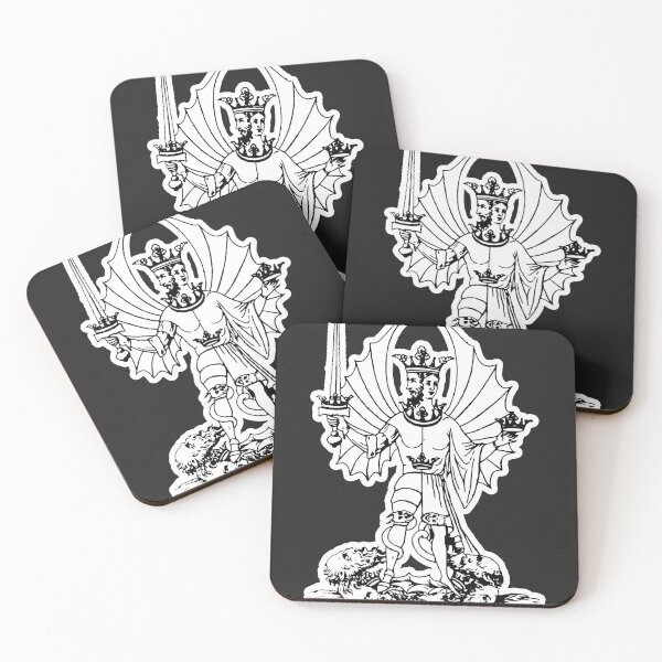 Item preview, Androgynes Alchemical Illustration Mideval Era Esoteric Duality designed and sold by esotericorigins.