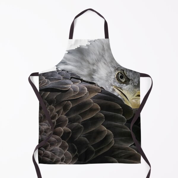 Item preview, zidika epic eagle face with brown feathers heroic stare with eyes colored designed and sold by ShopSmartStore.