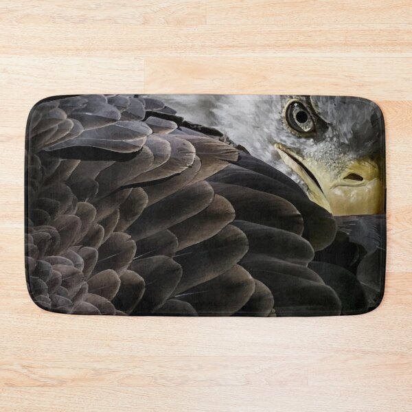 Item preview, zidika epic eagle face with brown feathers heroic stare with eyes colored designed and sold by ShopSmartStore.