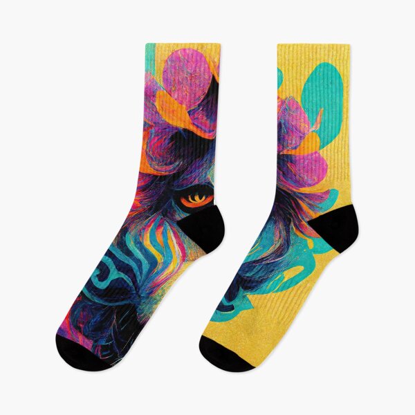 Item preview, Majestic Psychedelic Lion designed and sold by WolfPack-Art.