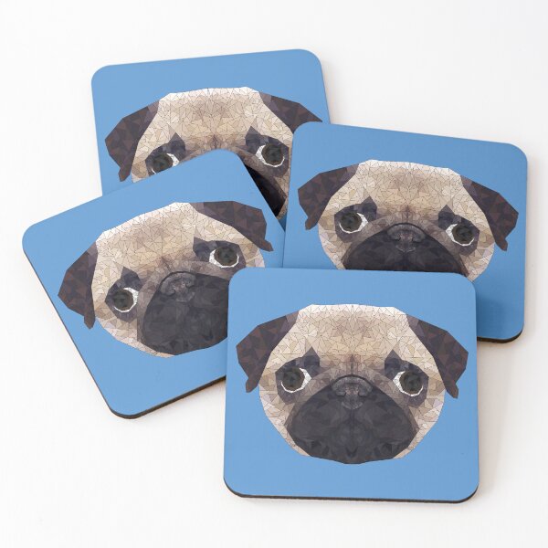 Item preview, Cute Cool Pug Dog Design designed and sold by JaxNaBox.
