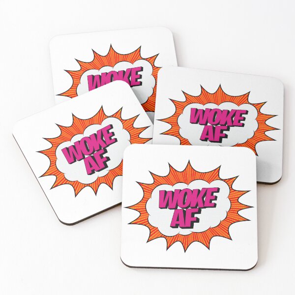 Item preview, woke af designed and sold by incantia.