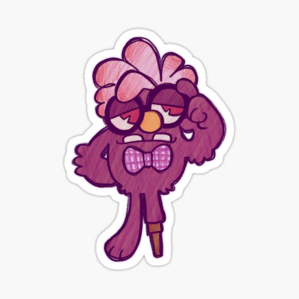 Floofty Fizzlebean Sticker