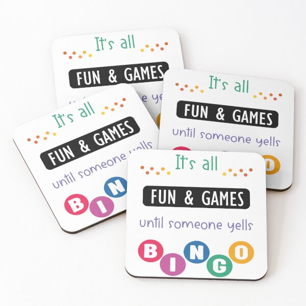 Item preview, It's all Fun & Games until someone yells "Bingo" designed and sold by edwinvisuals.