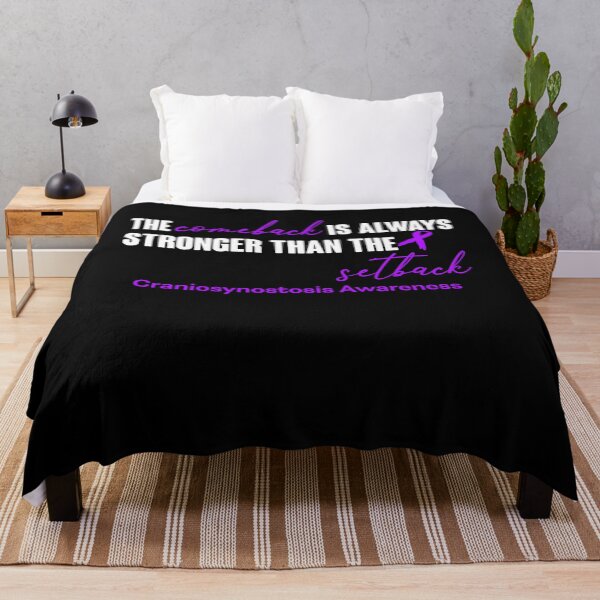 Item preview, Craniosynostosis Awareness - The Comeback is Always Stronger Than The Setback designed and sold by Robbsyn.