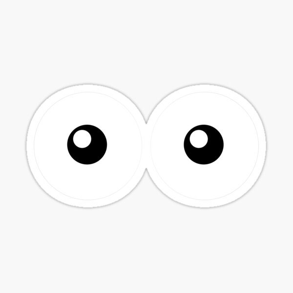 Vista previa del artículo con la obra «Ojos divertidos y tontos», diseñado y vendido por AndreasHallager.