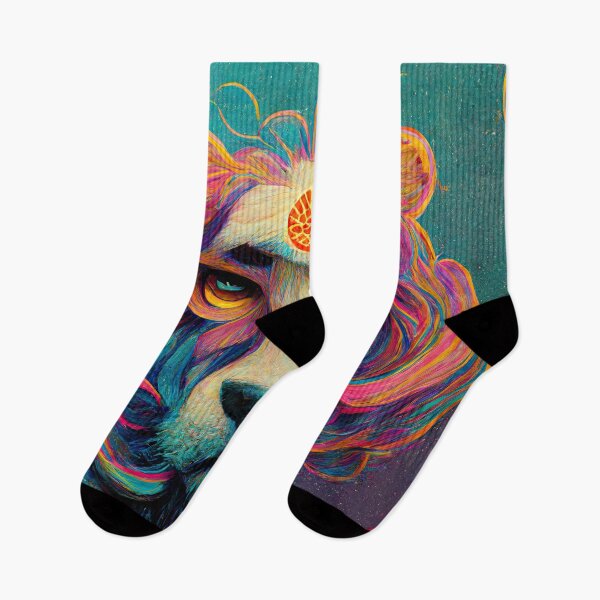 Item preview, Majestic Psychedelic Lion No. 2 designed and sold by WolfPack-Art.