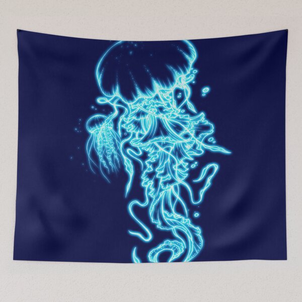 Item preview, neon jelly fish designed and sold by johnalawtattoo.