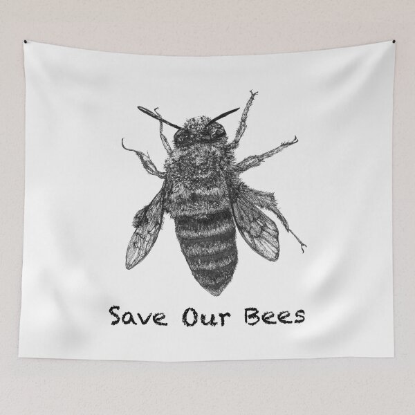 Item preview, Save Our Bees - featuring Buzzie the Bee designed and sold by Wildcard-Sue.