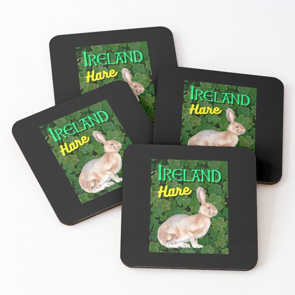 Artikelvorschau, Irland-Hasen-Klee-Kleeblätter entworfen und verkauft von IrishPOD.