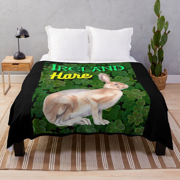 Item preview, Ireland Hare Clovers Shamrocks designed and sold by IrishPOD.
