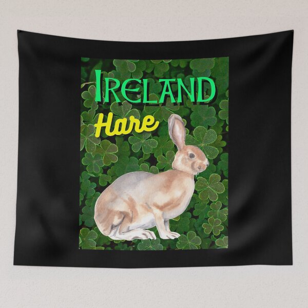 Item preview, Ireland Hare Clovers Shamrocks designed and sold by IrishPOD.
