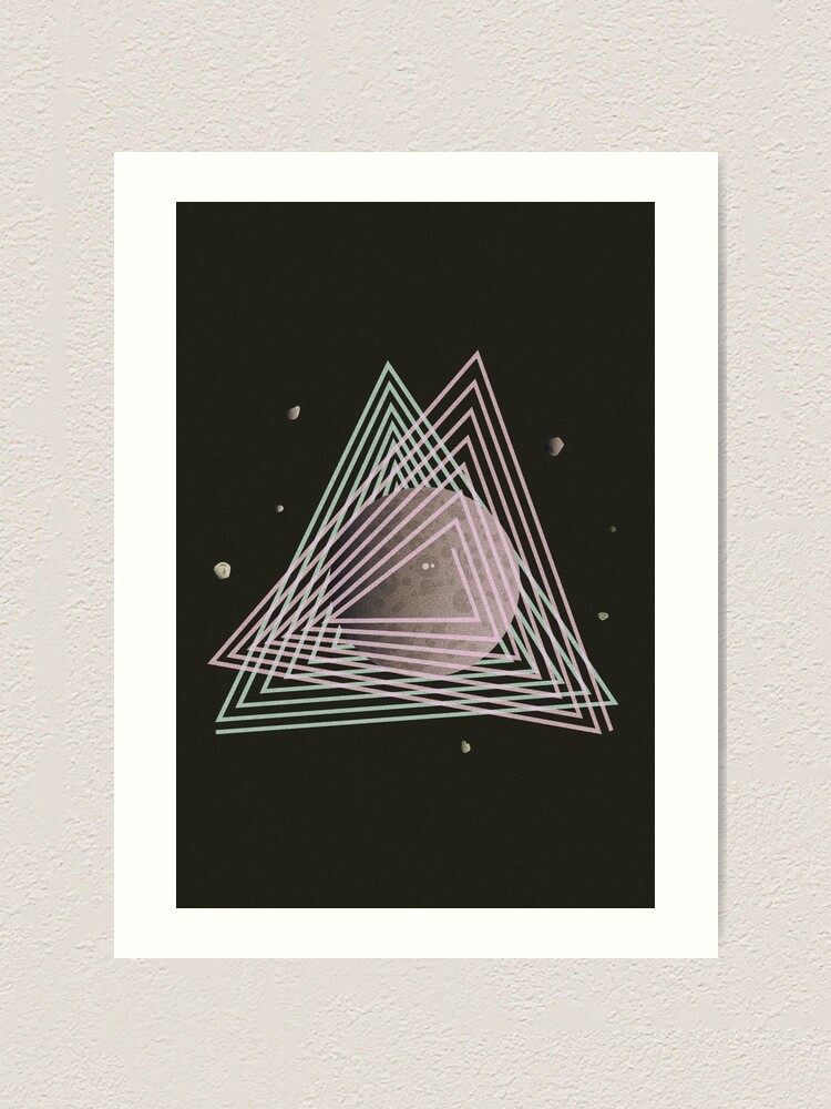 Alternate view of Ceres abstract space Art Print