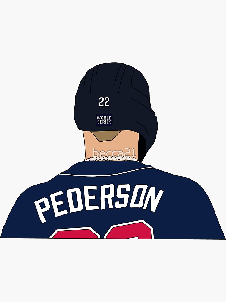 Download Joc Pederson In White LA Dodgers Uniform Wallpaper