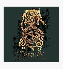 Fenrir: The Nordic Monster Wolf Photographic Print