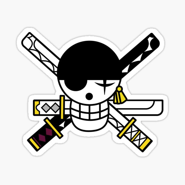 Bandeira de Pirata Zoro - pixelstickers
