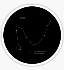 Draco Constellation Sticker