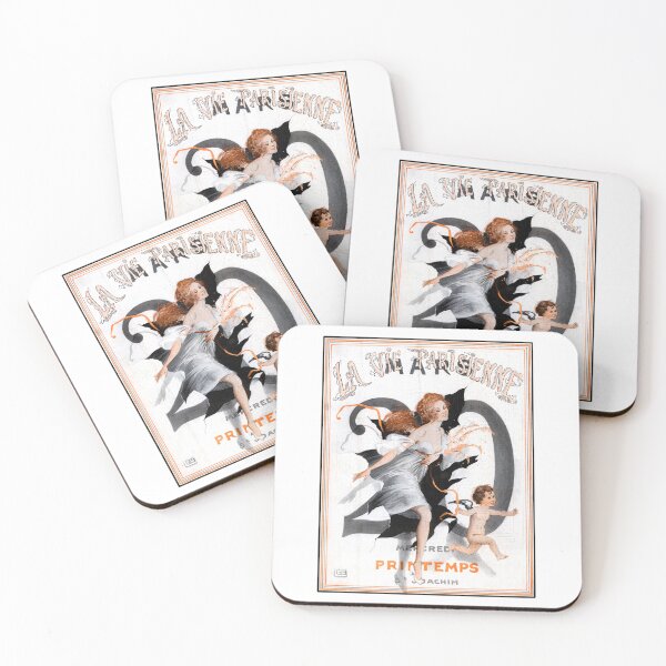 Item preview, La Vie Parisienne Spring Woman Cherub Magazine Cover -1910s France La Vie Parisienne Magazine Cover designed and sold by TeeARTHY.