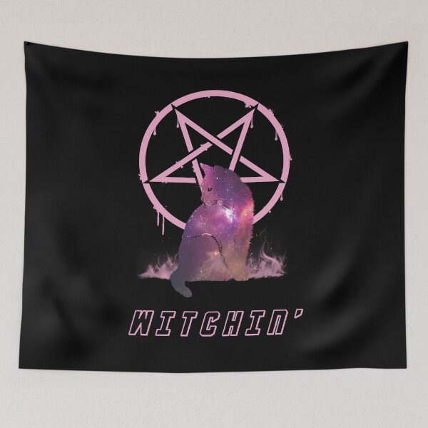Item preview, Witchin' | Pastel Color Cat designed and sold by MakeitMelo.