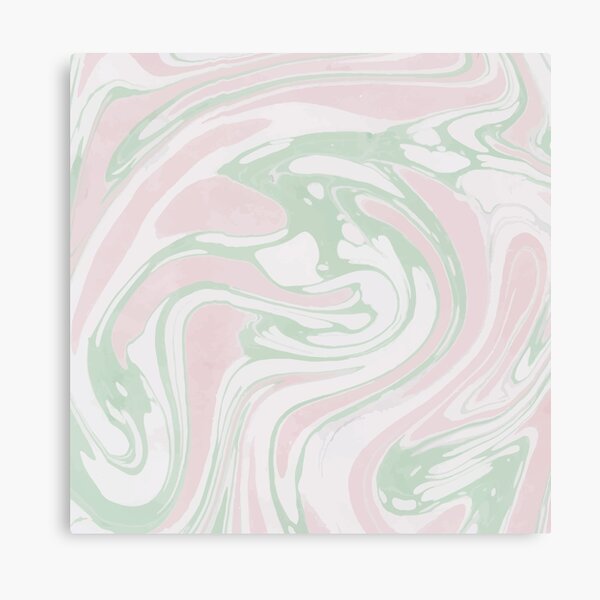 Item preview, Paper Marbling Marble Effect Swirl Pink Green designed and sold by 5mmpaper.