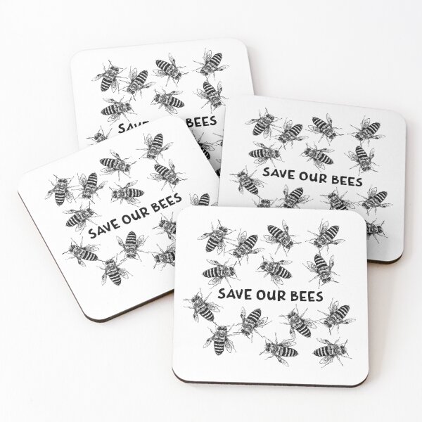 Item preview, We're a buzzy lot - Save Our Bees featuring Buzzie the Bee designed and sold by Wildcard-Sue.