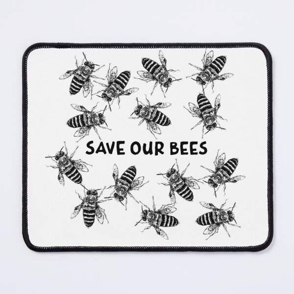 Item preview, We're a buzzy lot - Save Our Bees featuring Buzzie the Bee designed and sold by Wildcard-Sue.