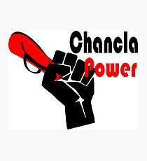 Chancla Power! Photographic Print