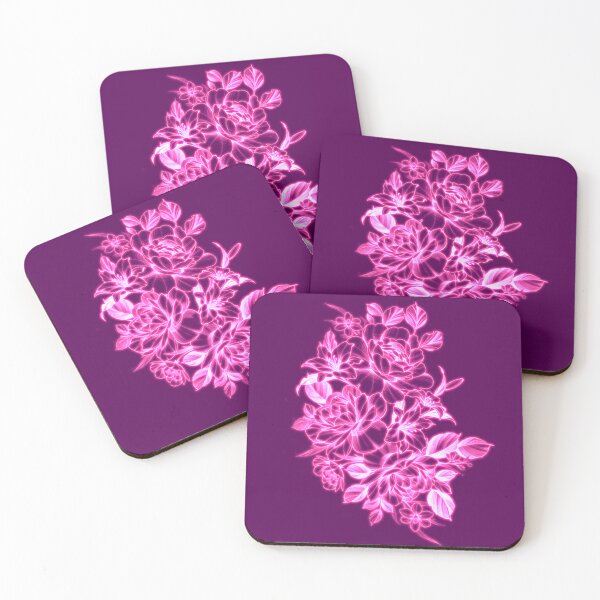 Item preview, neon flowers designed and sold by johnalawtattoo.