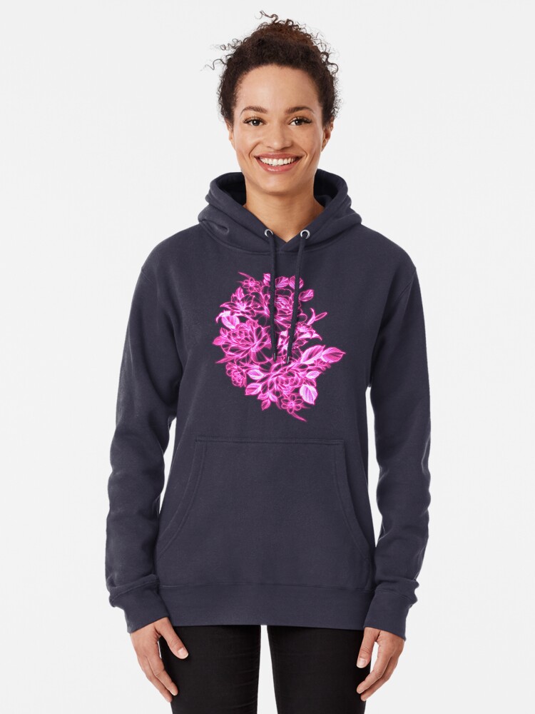 Neon 2025 flowers hoodie