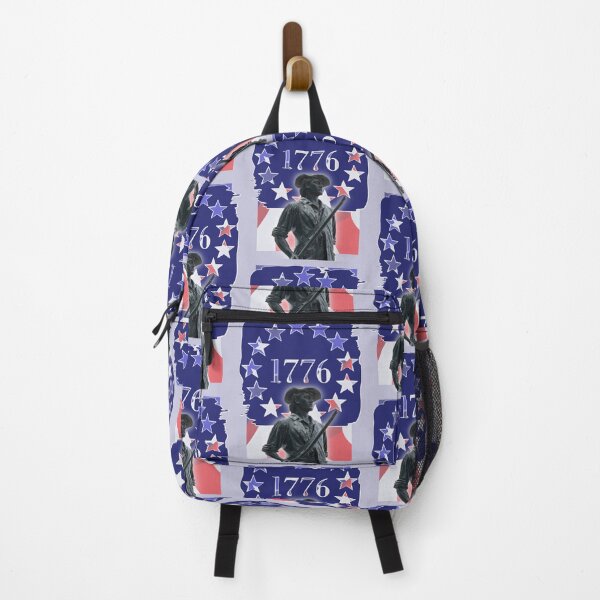 Item preview, 1776 with a Militia Soldier ready to fight for the Stars and Stripes designed and sold by AmericaFreedom.