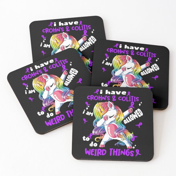 Item preview, Crohn's & Colitis Awareness Funny I have Crohn's & Colitis i'm allowed to do Weird Things! designed and sold by JanetShop809.